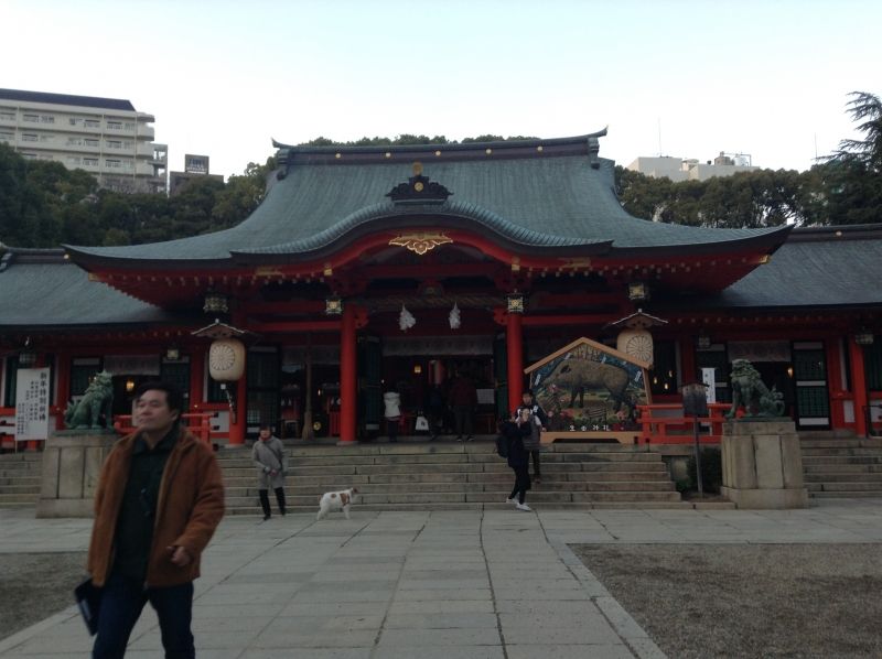 Kobe Private Tour - Ikuta shrine is an origin of Kobe and one of symbols of regenesis from Hanshin Awaji Earthquake.