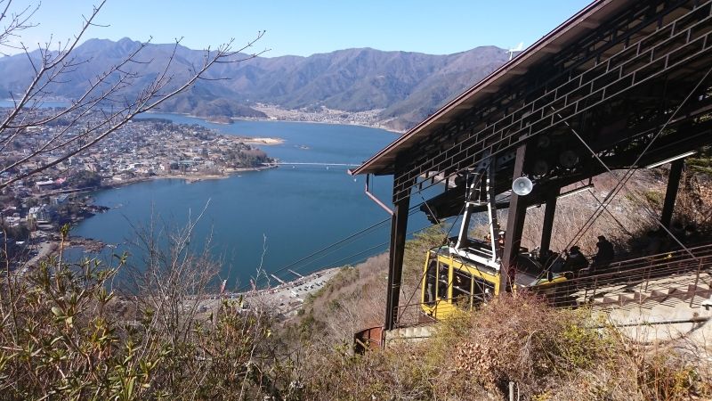 Mount Fuji Private Tour - Lake Kawaguchi seen from the Ropeway at the top station