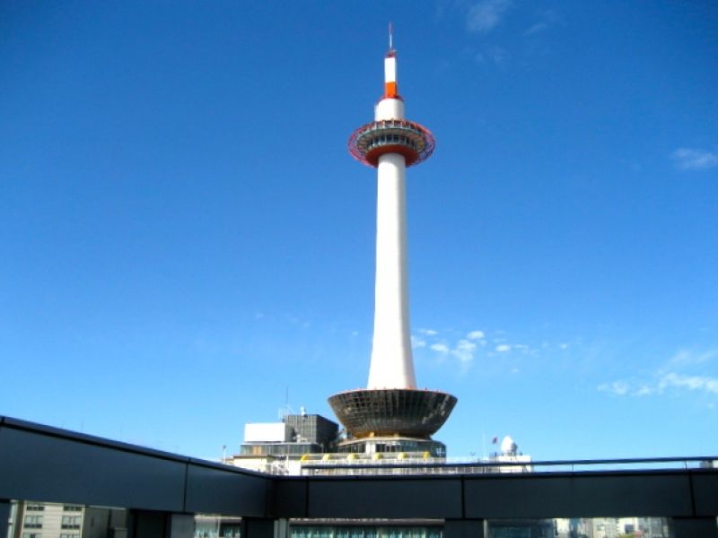 Kyoto Private Tour - You can look down from the observation platform of Kyoto Tower.