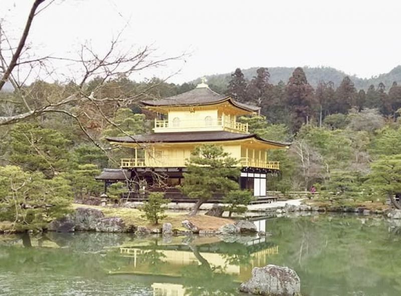 Kyoto Private Tour - Golden Temple, or Kinkaku-ji Temple.