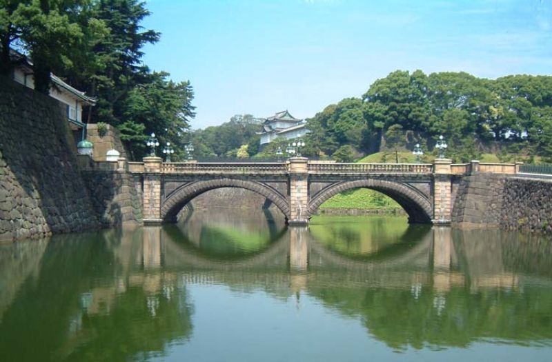 Tokyo Private Tour - This is the picture of Nijubashi bridge of Imperial Palace.  It used to be a part of Edo Castle, a home of Tokugawa Shogun.