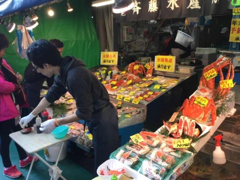 Tokyo Private Tour - We love seafood!