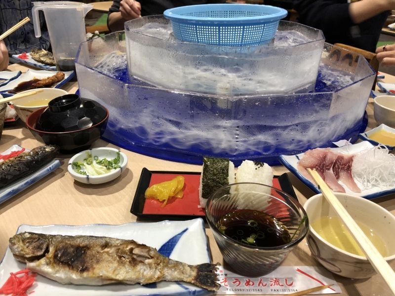 Kagoshima Private Tour - Lunch, somen nagashi fine noodle