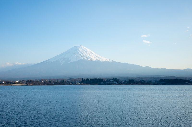 Tokyo Private Tour - Mt.Fuji view from leisurely boat cruise on Kawaguchi-ko Lake.