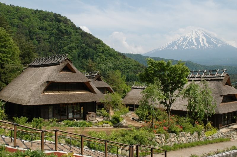 Tokyo Private Tour - 【Option】Saiko Yashi-no-sato NENBA is a folk village facility with the site of old style thatched roof houses and traditional craft shops.