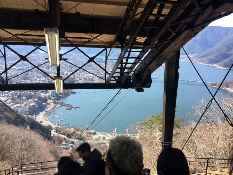 Tokyo Private Tour - 3 mins ride of Mt.Fuji Panoramic Ropeway will take you to the top of Tenjoyama mountain.