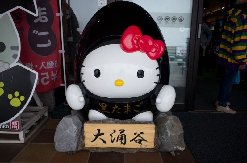 Tokyo Private Tour - Black egg-shaped Kitty will welcome you.