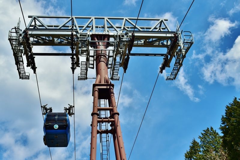 Tokyo Private Tour - Hakone Ropeway gives you impressive sight, especially around Owakudani.