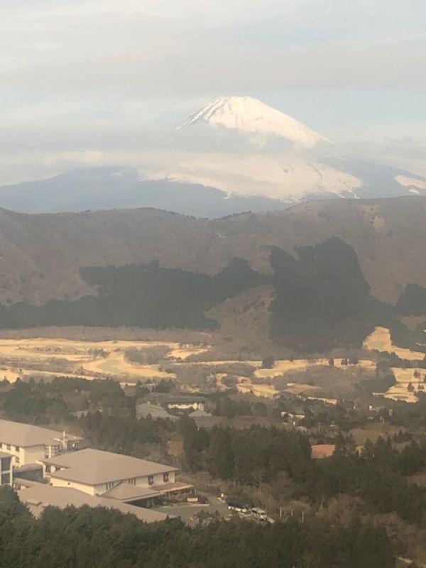 Hakone Private Tour - The view of Mt. Fuji from Owakudani