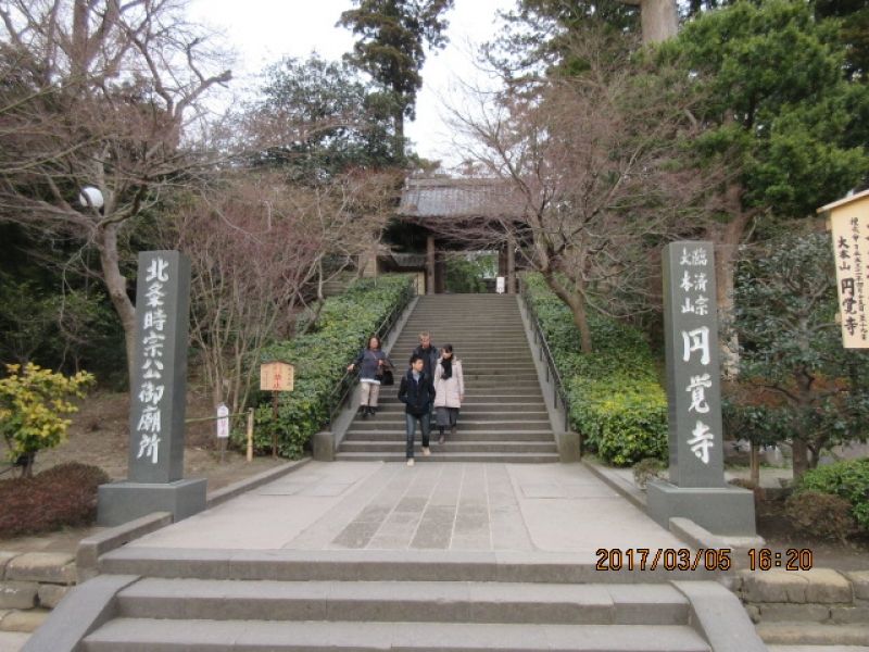 Kamakura Private Tour - Enkakuji Temple (second among the Five Great Zen-temples in Kamakura founded in 1282)