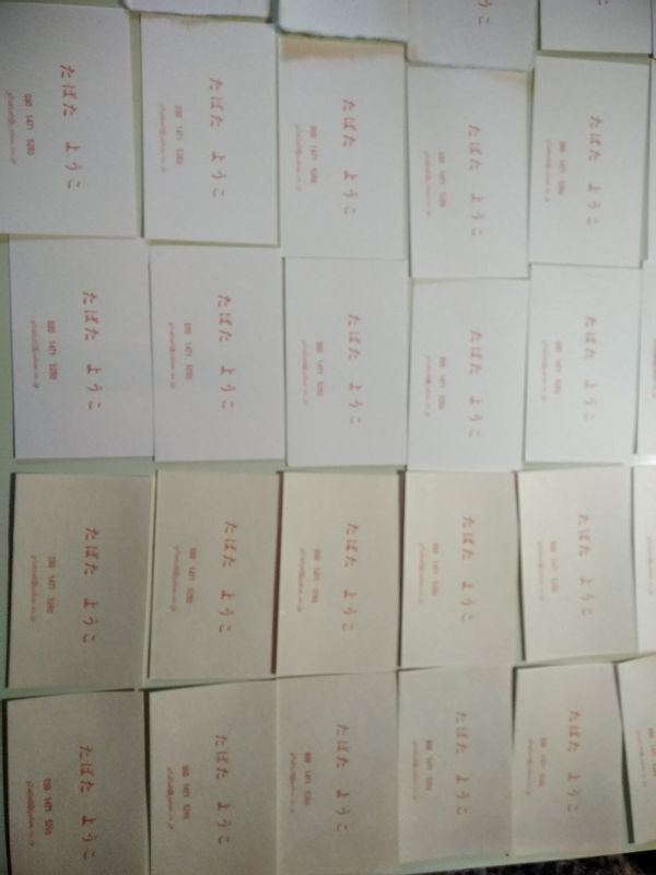 Gifu Private Tour - Letterpress printing on Mino Washi paper 