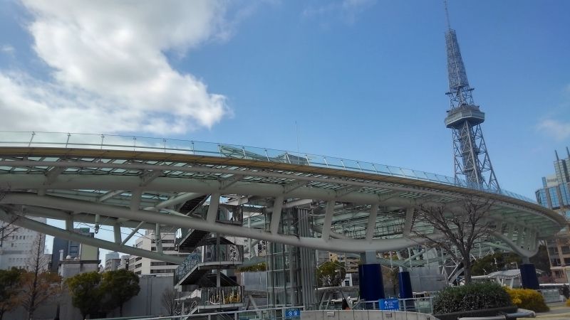 Nagoya Private Tour - Nagoya TV tower and big monument of "Aqua-Walk"