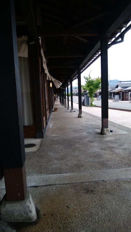 Niigata Private Tour - eaves and street 