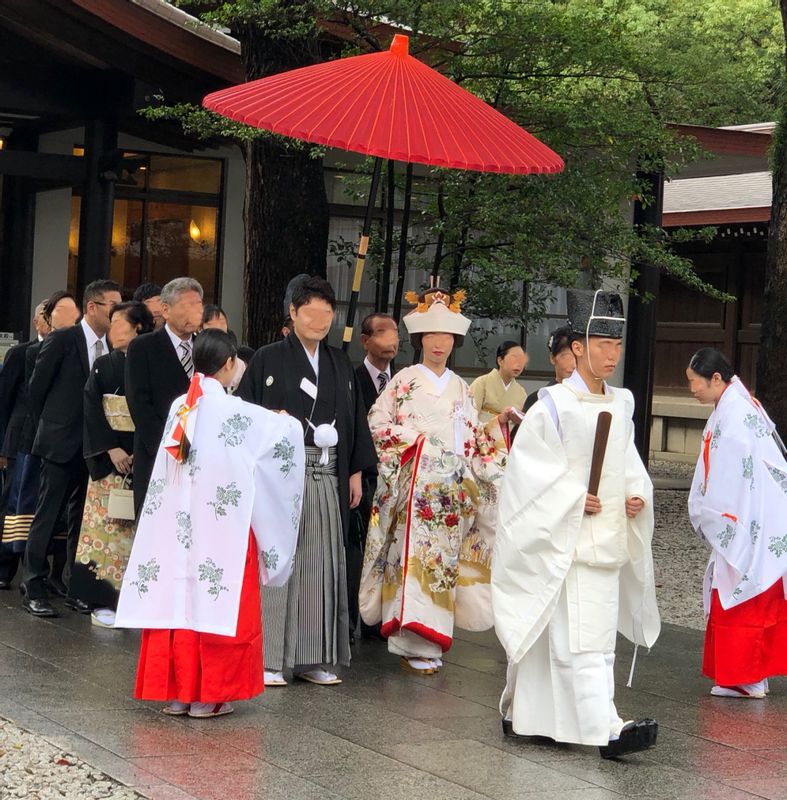 Tokyo Private Tour - Japanese style of wedding procession at Meiji Shrine