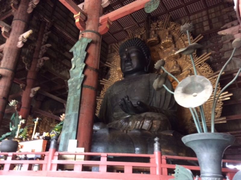 Nara Private Tour - The Great Buddha, Buddha vairocana, shining light of the universe