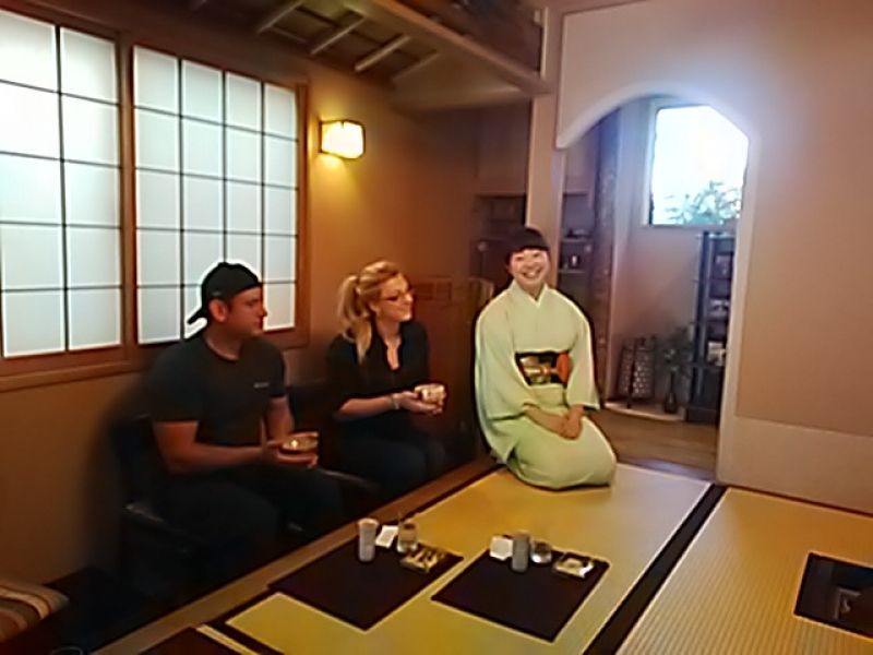 Tokyo Private Tour - We can have Matcha and sweets for 1100 yen for each person, and enjoy tea ceremony if you would like to except Mondays and Tuesdays.