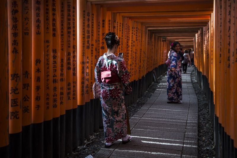 Kyoto Private Tour - Fushimi Inari shrine torii gates