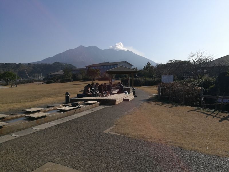 Kagoshima Private Tour - 九州最長的足浴之一！在火山脚下的熔岩公園内享用！