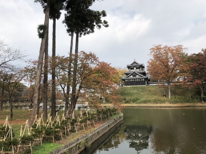 Niigata Private Tour - Takada Castle Site Park in fall.