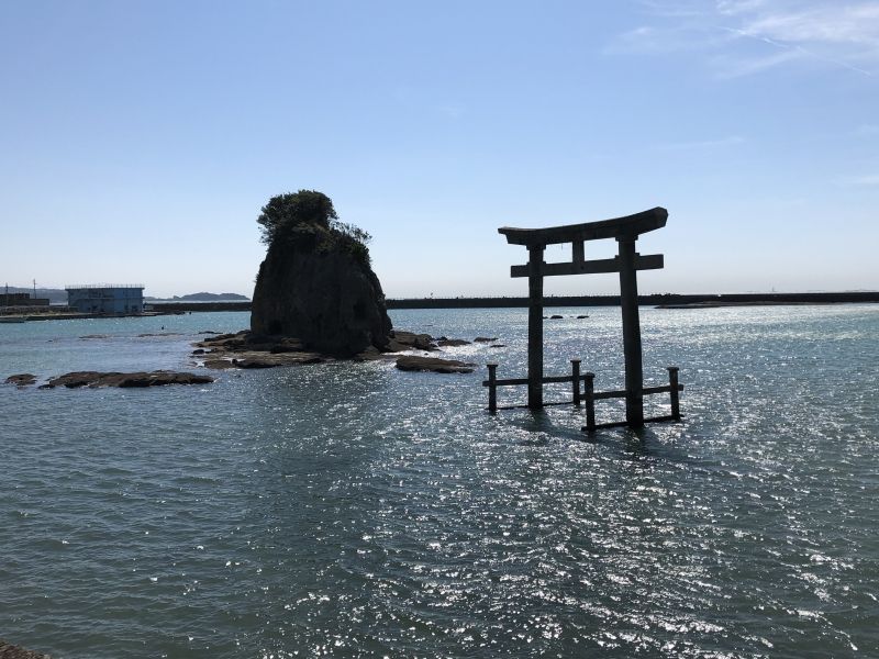 Wakayama Private Tour - Torii gate in Tenjin-zaki cape