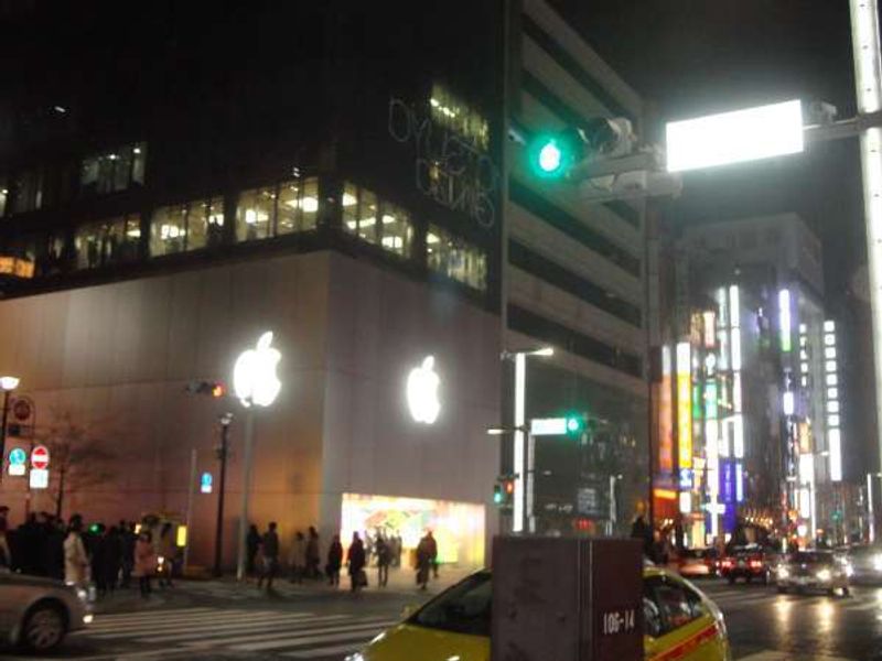 Aichi Private Tour - (Apple) Ginza at night