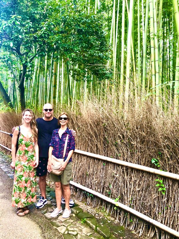 Kyoto Private Tour - At the bamboo groove! 
Bamboo is very nice to see but there is also much more to find there