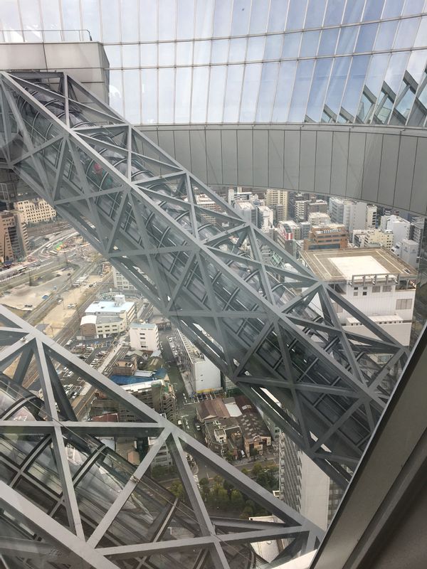 Osaka Private Tour - At the heights of the Umeda Skybuilding!