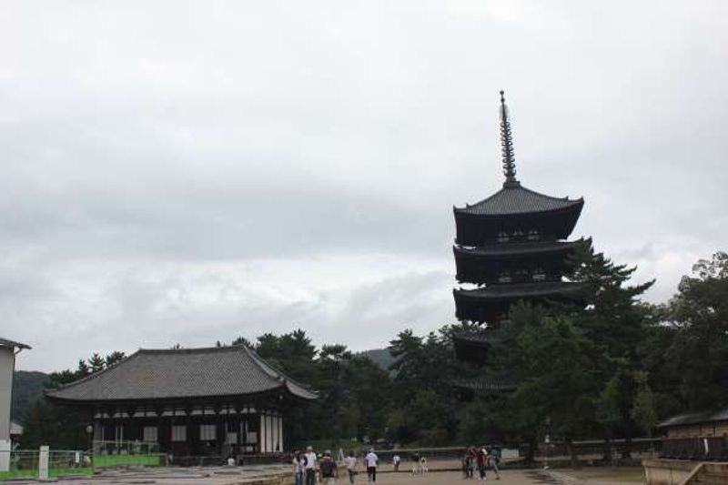 Nara Private Tour - The five-storied Pagoda in the Kofukuji-Temple complex.