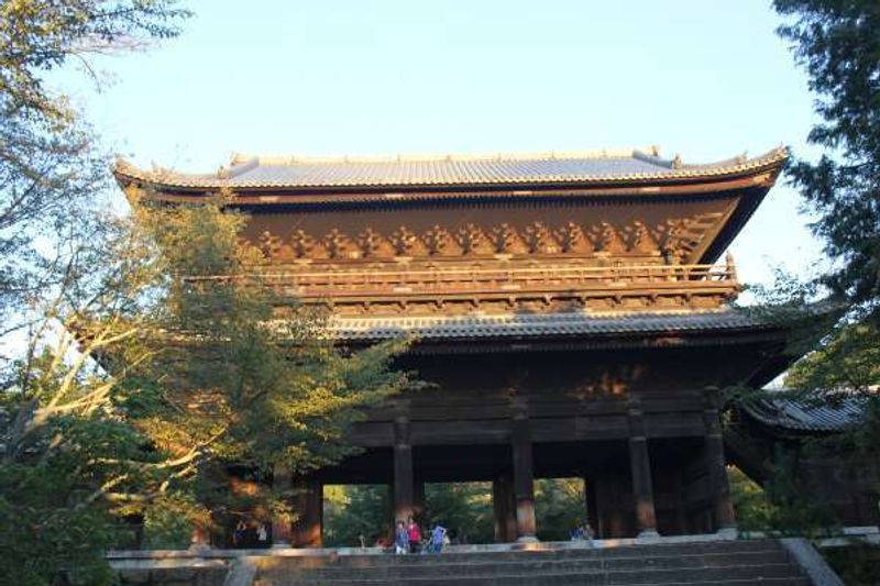Kyoto Private Tour - The huge San-mon gate.