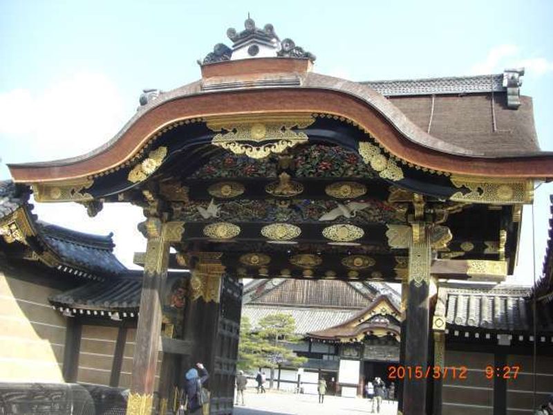 Kyoto Private Tour - Lavishly decorated entrance gate of  Ninomaru Palace in Nijyo-jo Castle