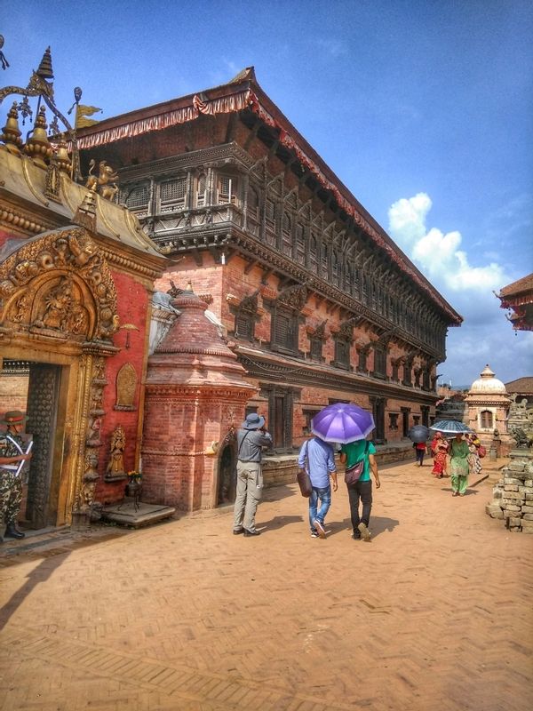 Kathmandu Private Tour - The renowned 55 window palace of Bhaktapur