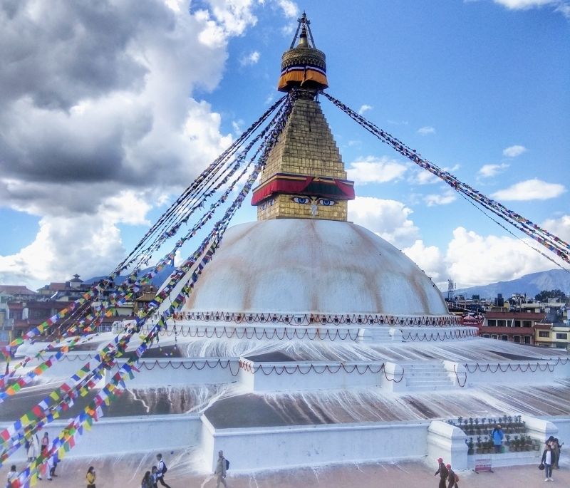 Kathmandu Private Tour - Boudhanath - the biggest Buddhist Stupa of Nepal.