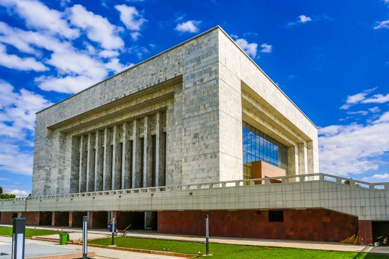 Bishkek Private Tour - National Museum that is on reconstruction.