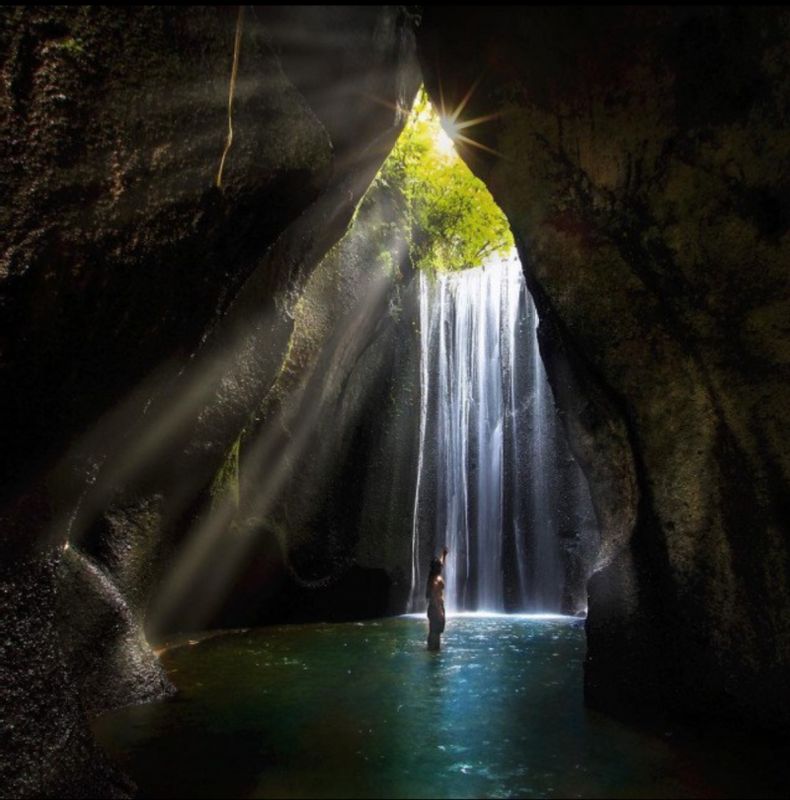 Bali Private Tour - Tukad Cepung waterfall sounded with all its beauty