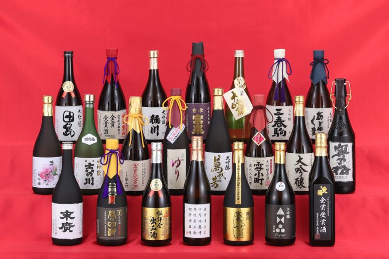 Fukushima Private Tour - variety of Aizu Sake