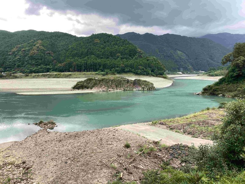 Kumano Private Tour - Kumano river where cruise boat pass.