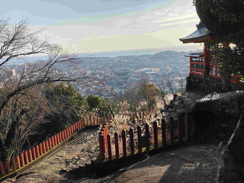 Kumano Private Tour - Over view from Kamikura shrine.