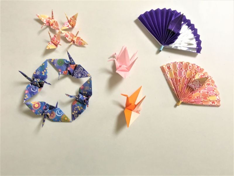 Tokyo Private Tour - A series of second step Origami cranes variation.