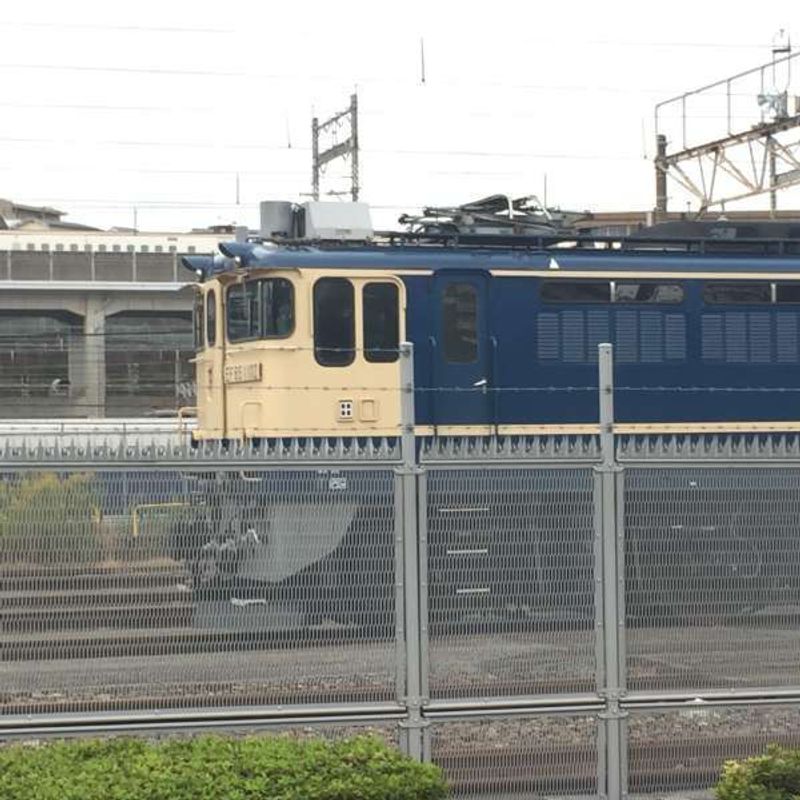 Tokyo Private Tour - A freight train in the Tabata train base