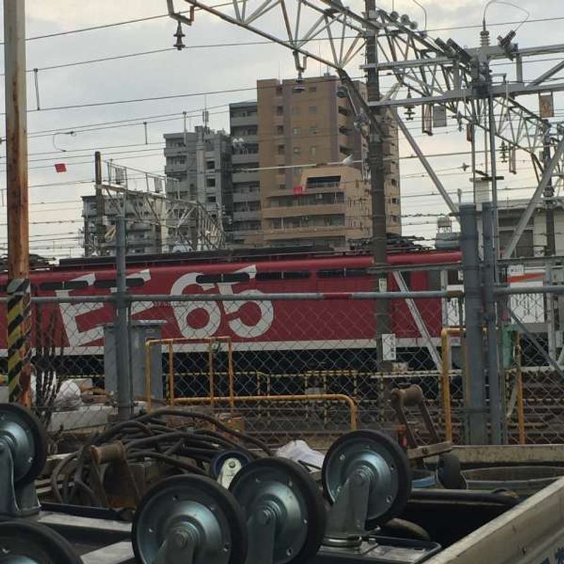 Tokyo Private Tour - A freight train and operation equipment in the Tabata train base