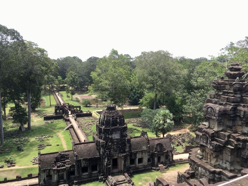 Siem Reap Private Tour - View of Bridge from the top of Baphoun Temple