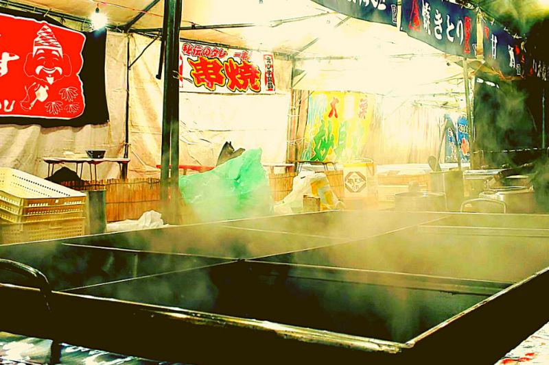 Osaka Private Tour - One of our street stalls serving the taste of authentic Osaka.