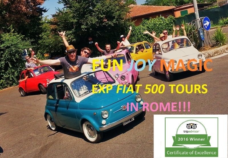 Rome Private Tour - You can't buy happiness, but you can enjoy a Fiat 500 tour and tha's kind of the same thing :)