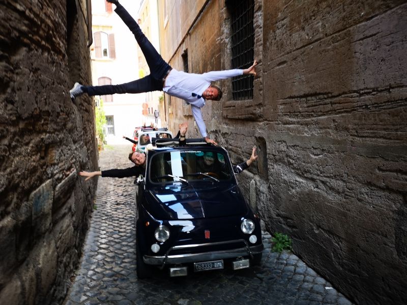 Rome Private Tour - ADVENTURE and Fiat 500 is out there!
Happiness exists, make it happen ;)

