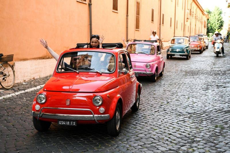 Rome Private Tour - You can't buy happiness, but you can enjoy a Fiat 500 tour and tha's kind of the same thing :)