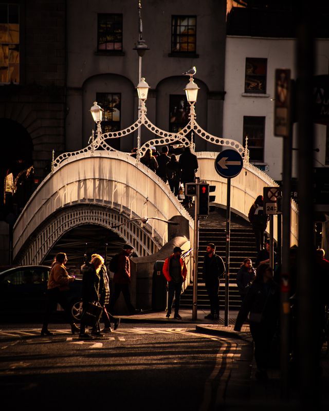 Dublin Private Tour - Liffey Bridge 'Halpenny Bridge