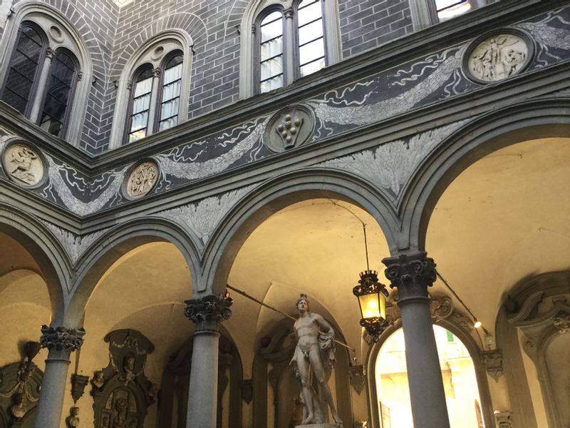 Florence Private Tour - Courtyard of Palazzo Medici.