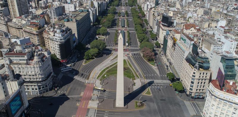 Buenos Aires Private Tour - The famous obelisk on 9th of July Avenue, the widest in the world