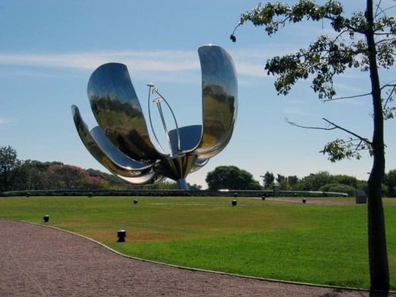 Buenos Aires Private Tour - The famous Metal Flower, which opens and closes with the sunlight