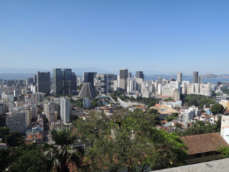 Rio de Janeiro Private Tour - Rio Downtown from Ruins Park by Luis Darin